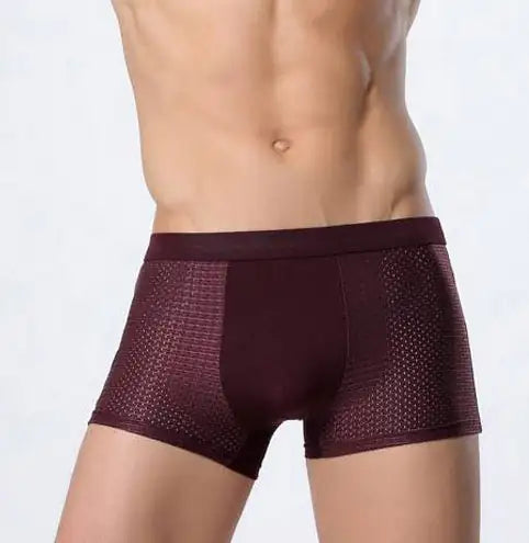 Ice Silk Men's Athletic Mesh Boxer