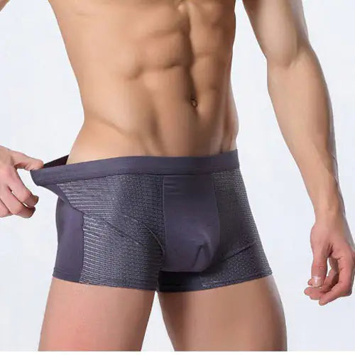 Ice Silk Men's Athletic Mesh Boxer