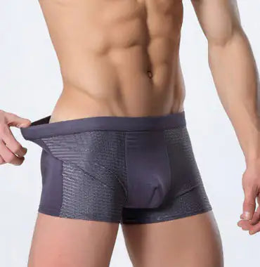 Ice Silk Men's Athletic Mesh Boxer