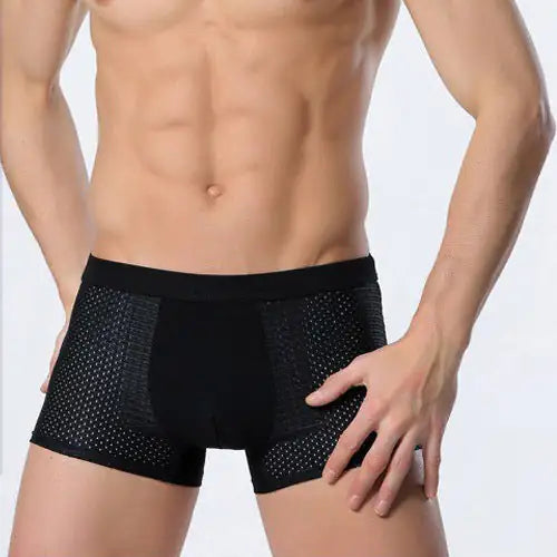 Ice Silk Men's Athletic Mesh Boxer
